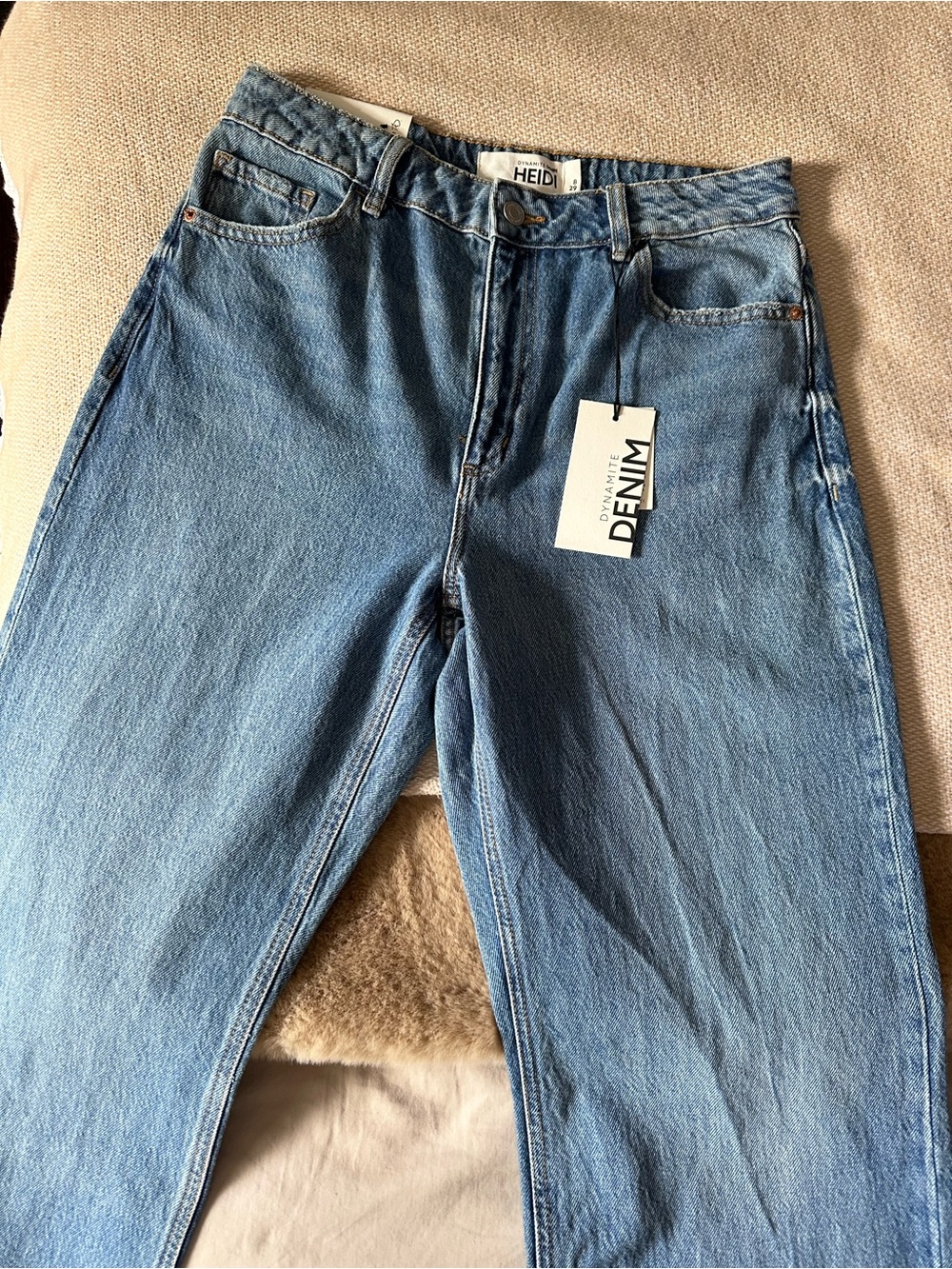 Denim Wide Leg Jean Ultra High Rise, Size 8/29R - NWT